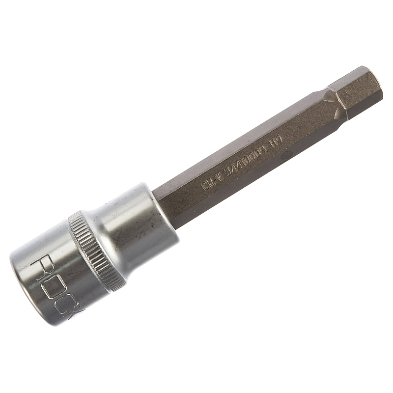Головка 1/2" з насадкою Hex 9мм L- 100мм Forsage F-34410009