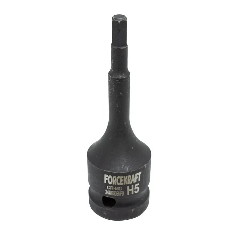 Головка 1/2" з насадкою Hex 5мм ударна FORCEKRAFT FK-24407805MPB