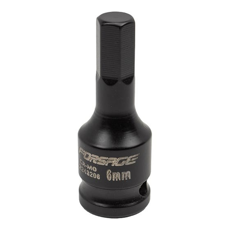 Головка 1/4" з насадкою Hex 6мм ударна Forsage F-2243206