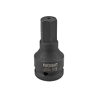 Головка 3/4" з насадкою Hex 19мм ударна FORCEKRAFT FK-26410019MPB