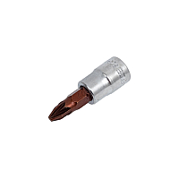 Головка 1/4" з насадкою Pozidriv PZ2 Forsage F-322322 Premium