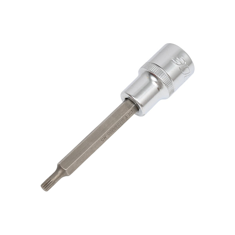 Головка 1/2" з насадкою Spline M5 12-променева L- 100мм Forsage F-34810005
