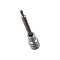 Головка 1/2" з насадкою Spline M5 12-променева L- 100мм ROCKFORCE RF-34810005