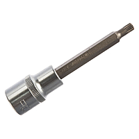 Головка 1/2" з насадкою Spline M6 12-променева L- 100мм Forsage F-34810006