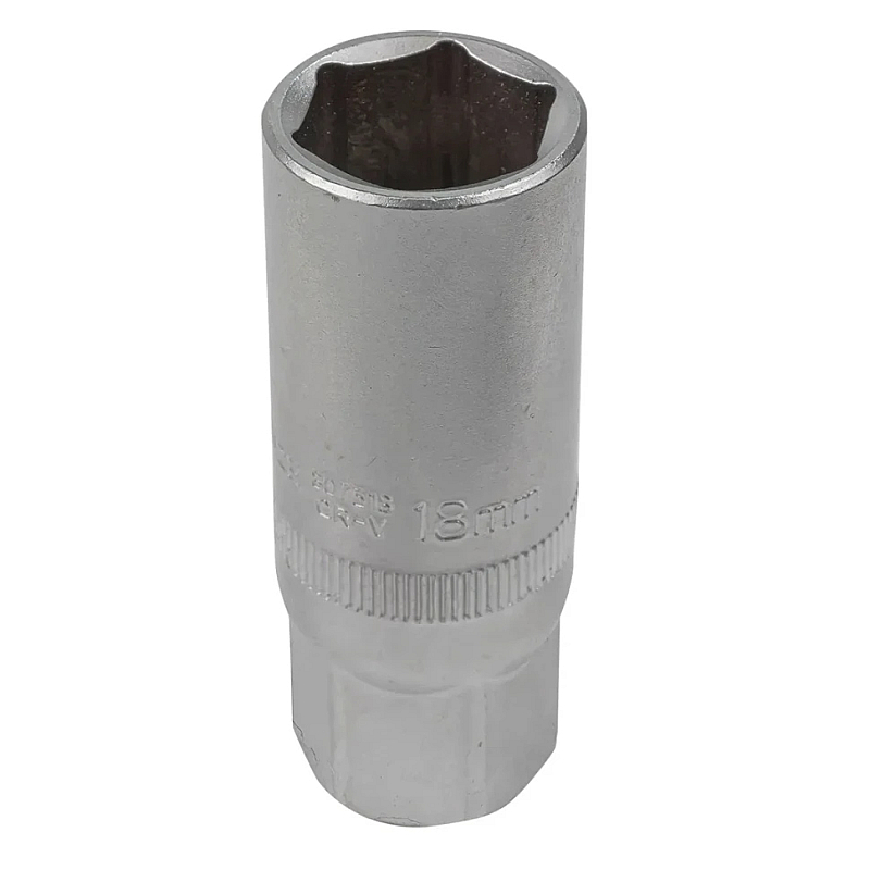Головка свечная 3/8" 6-гранная 18мм Rockforce RF-807318