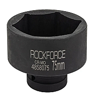 Головка ударна 1'' 75мм 6-гранна Rockforce RF-4858075