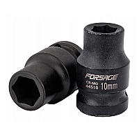 Головка ударна 1/2" 6-гранна 10мм Forsage F-44510