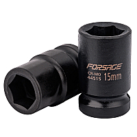 Головка ударна 1/2" 6-гранна 15мм Forsage F-44515
