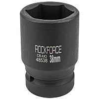 Головка ударна 1" 6-гранна 38мм ROCKFORCE RF-48538