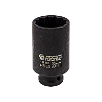 Головка ударна глибока 1/2'' 12-гранна 33мм Forsage F-4488533