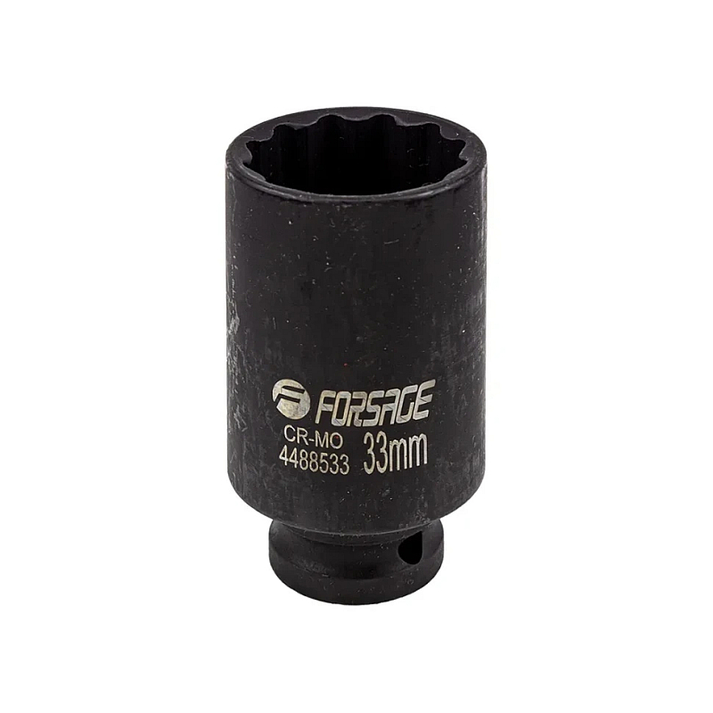 Головка ударна глибока 1/2'' 12-гранна 33мм Forsage F-4488533