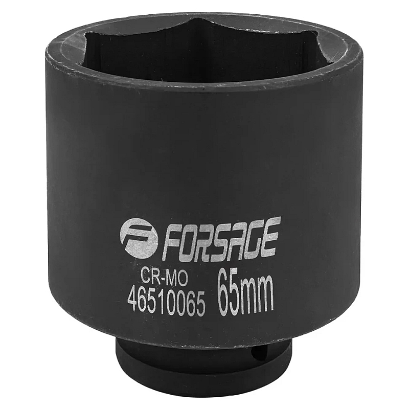 Головка ударная глубокая 3/4" 6-гранная 65мм. Forsage F-46510065