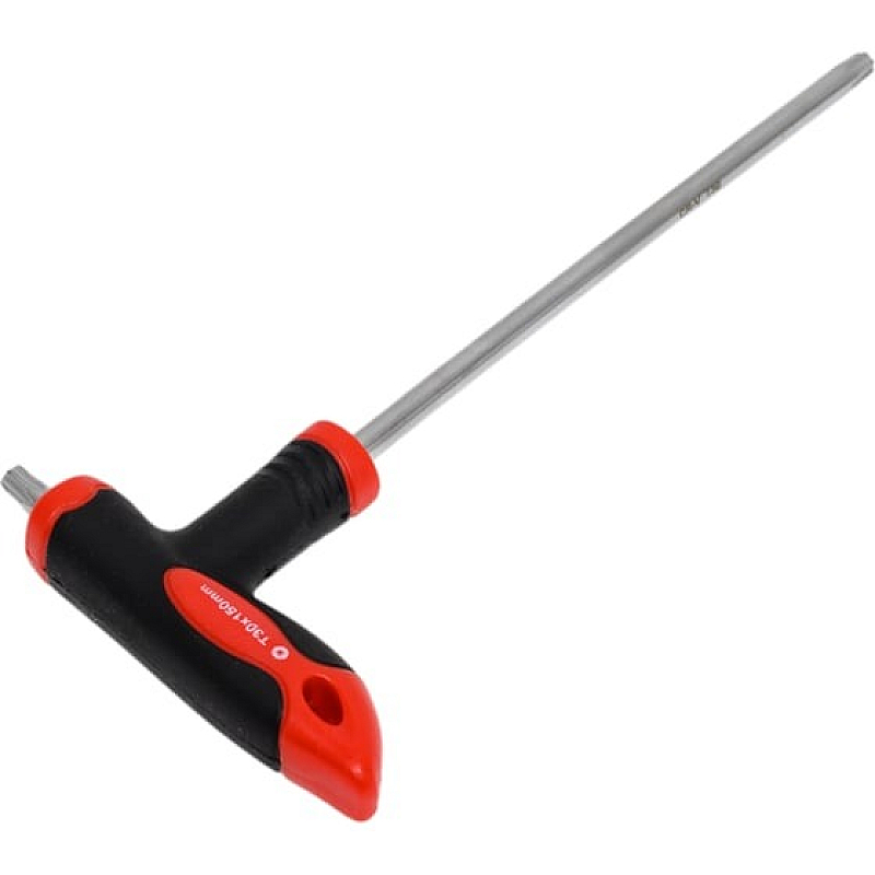 Ключ Т-образный TORX с прорезиненной рукояткой T30х150мм Forsage F-76730G
