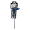 Ключ Т-образный TORX с прорезиненной рукояткой T30х150мм ROCKFORCE RF-76730G
