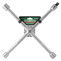 Ключ балонний хрестовий 17-19-21"-22 з 1/2" адаптером ROCKFORCE RF-681B400