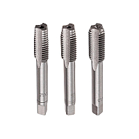 Мітчик M10x1,5 (3шт), у пластиковому футлярі ROCKFORCE RF-TAP10x1,5