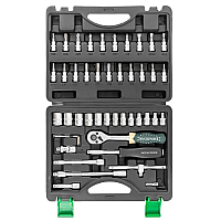 Набор инструмента 46 предметов 1/4" (6-гран.)(4-14мм) ROCKFORCE RF-2462-5