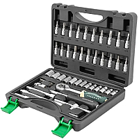 Набор инструмента 46 предметов 1/4" (6-гран.)(4-14мм) ROCKFORCE RF-2462-5