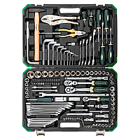 Набір інструментів 142+2 предмета 1/2", 3/8", 1/4" (6гр, 12гр) Rockforce RF-41421+2