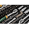 Набір інструментів 216+6пр. 1/4" 3/8" 1/2" (6гр,12гр) Rockforce RF-38841+6