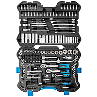 Набір інструментів 216пр. 1/4'', 3/8'', 1/2'' (6гр.) KingTul KT-38841 EURO