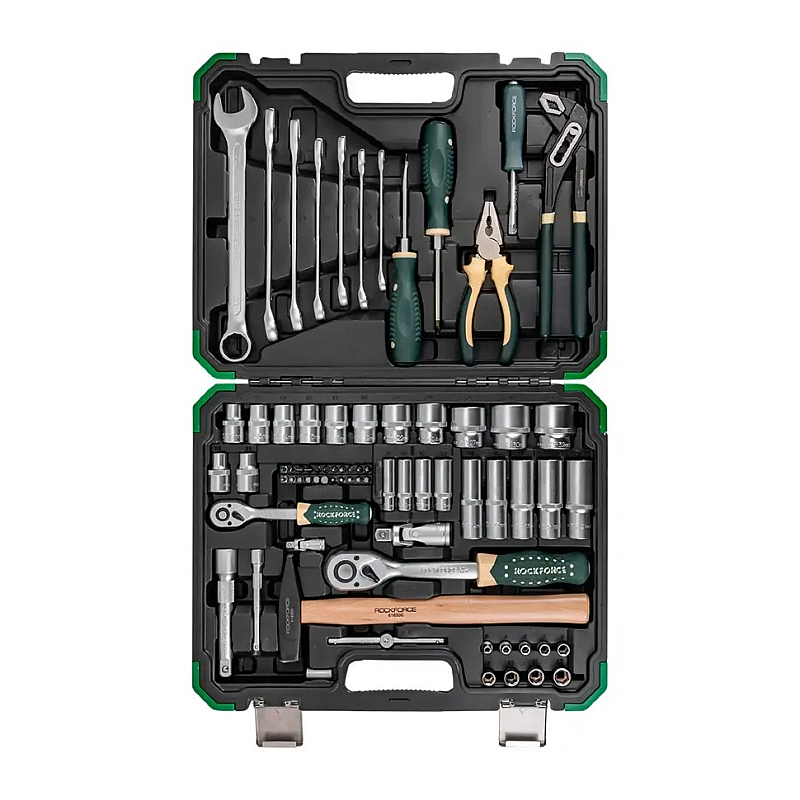 Набор инструментов 74пр. 1/4'', 1/2'' (6гр.) ROCKFORCE RF-4742-5