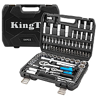 Набор инструментов 94 предмета 1/2'', 1/4'' (6гр.)(4-32мм) KINGTUL KT-94