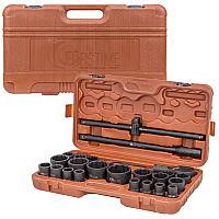 Набор ударных  инструментов 26пр. 3/4" 1" (12гр.) (17-65мм) Forstime FT-68262-9MPB