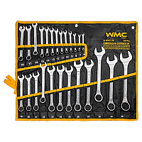Набір ключів комбінованих 25пр (6-25, 27, 28, 30, 32, 36мм). WMC Tools WT-5261P36