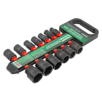 Набір ударних головок 13пр.,1/2"(10, 12-15, 17, 19, 21, 22, 24, 27, 30, 32мм), на пластиковому тримачі ROCKFORCE RF-4139MPB