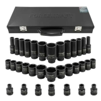 Набор головок ударных 33пр. 1/2'' 6-гранные (8-32мм) Forcekraft FK-4333-5MPB
