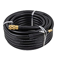 Шланг гумовий повітряний армований з фітингами 8*15мм*15м Rockforce RF-AHC-10/F