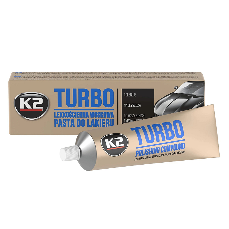 Паста для полірування кузова K2 Turbo Tempo туба 120 г (EK0011/EK0010)