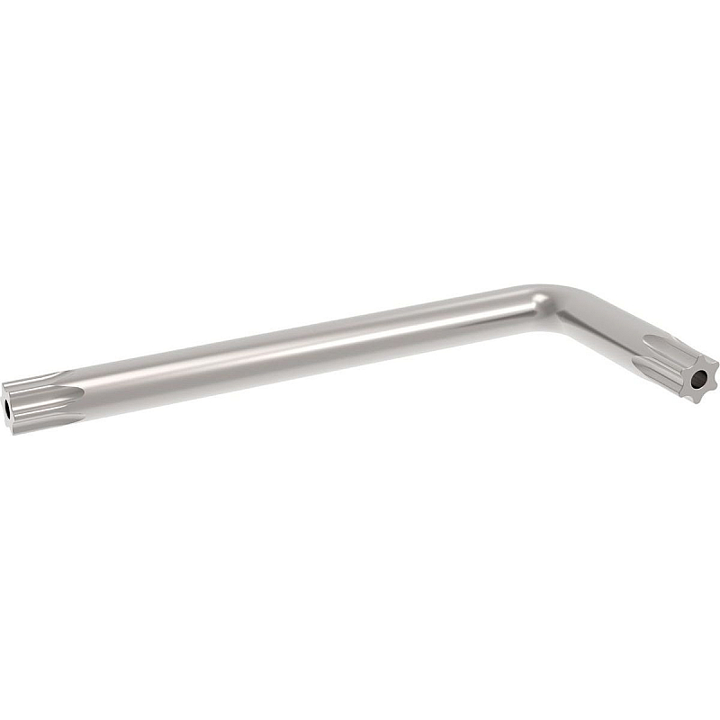 Ключ Г-образный TORX T15H с отверстием Forsage F-76715