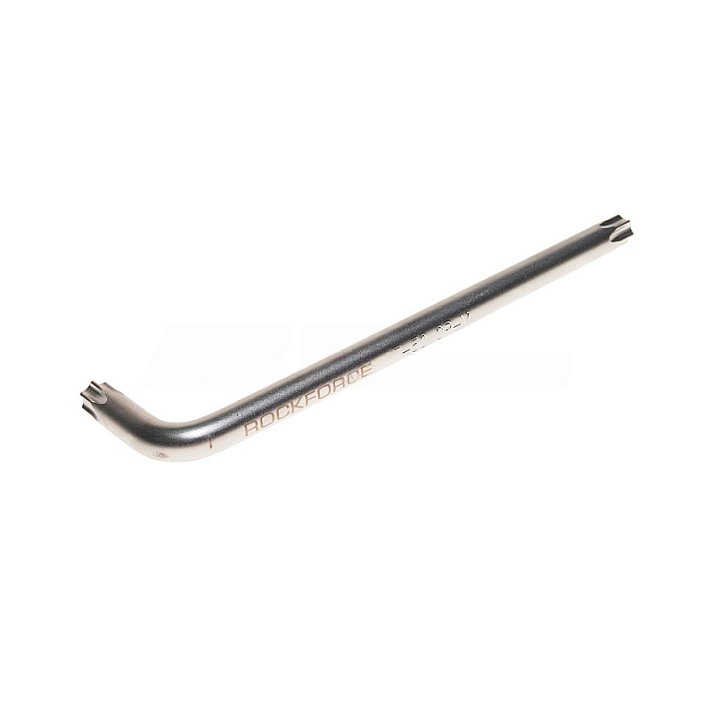 Ключ Г-образный TORX длинный T50H с отверстием ROCKFORCE RF-76750L