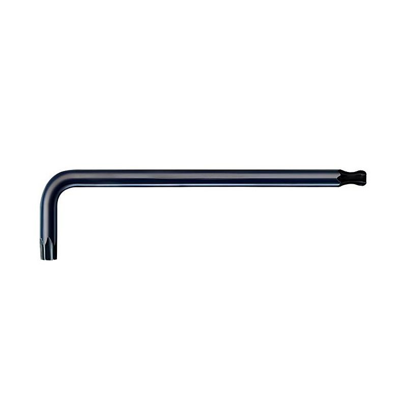 Ключ Г-подібний TORX довгий з кулею T27 ROCKFORCE RF-76627BL