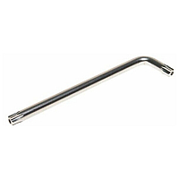 Ключ Г-образный TORX экстра длинный T27H с отверстием ROCKFORCE RF-76727XL