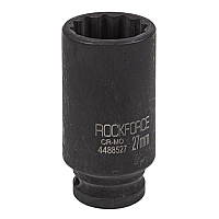 Головка ударна глибока 1/2", 27мм (12гр.) RockForce RF-4488527