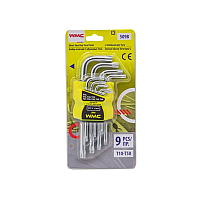 Набір ключів 9пр. Г-подібніх Torx
